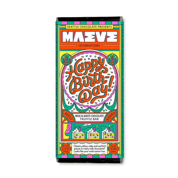 Happy Birthday Truffle Bar - Maeve