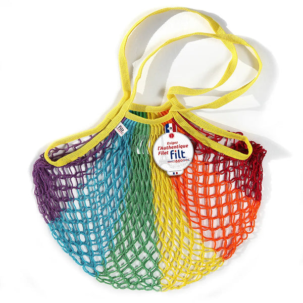 Net Bag, Long Handles Rainbow - FILT 1860