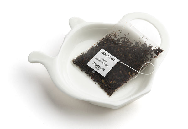 Tea Bag Tray, White Procelain - Dammann Freres