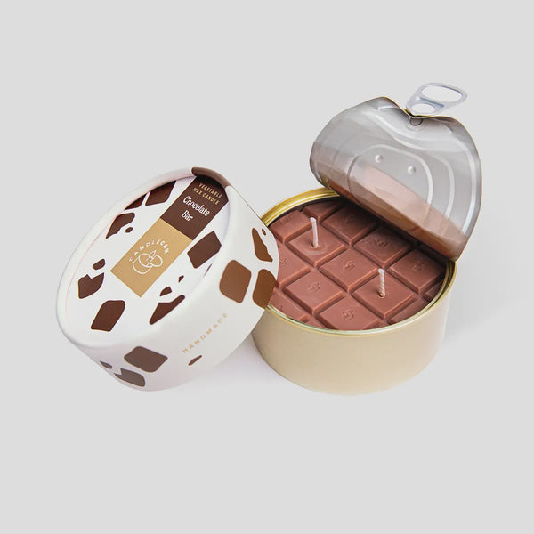 Candlecan Choco Handmade Scented Tin Food Candle, 30 Hr Burn