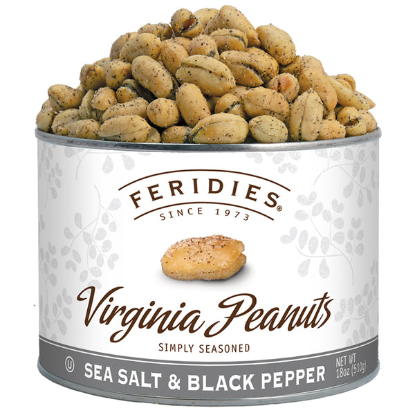 Sea Salt & Black Pepper Peanuts - Feridies Virginia Peanut