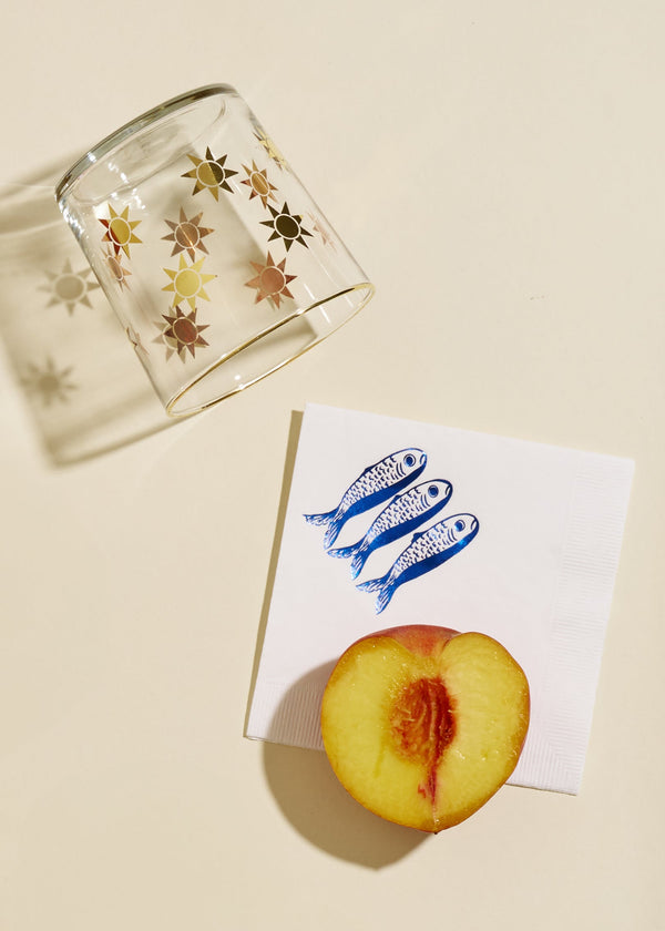 Sardines Cocktail Paper Beverage Napkins - One & Only Paper