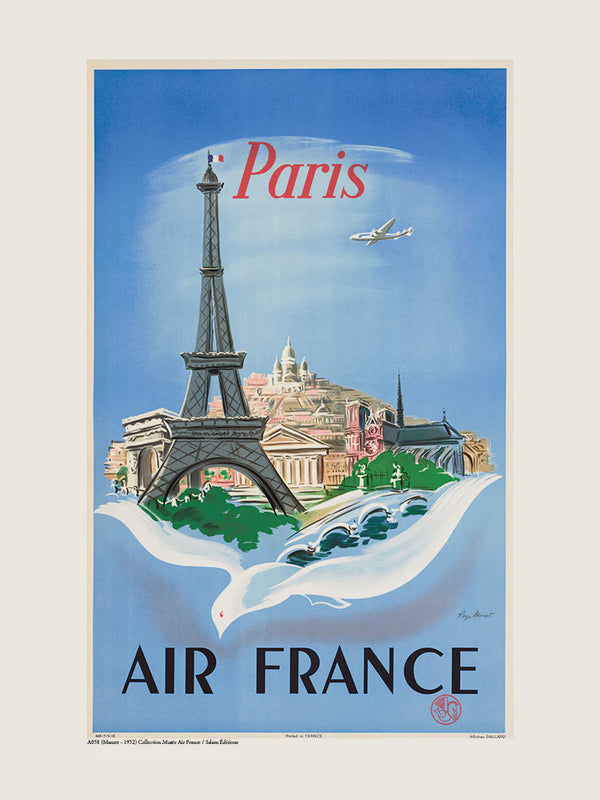 Air France / Paris A058 Poster
