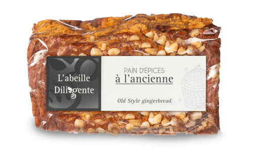 Old-fashioned gingerbread w/ pearl sugar · 500g (17.6 oz) - Abeille Diligente