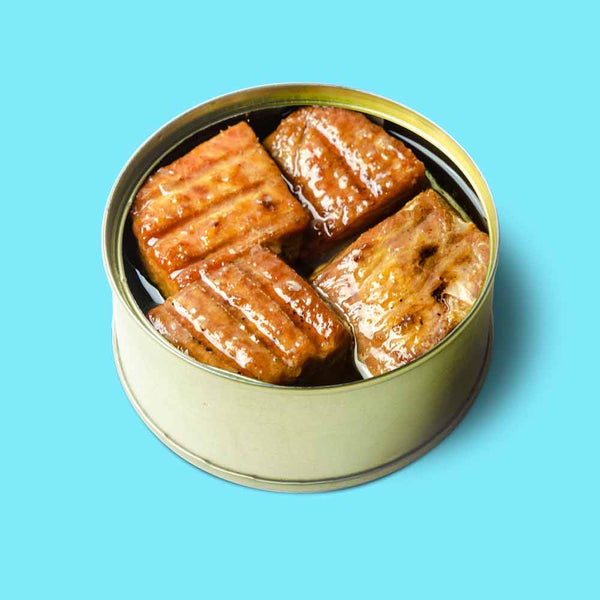Chargrilled red Tuna Tenderloin (Lomo Negro) Tin Fish - Gueyu Mar