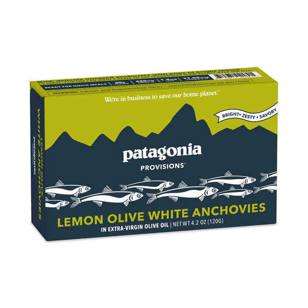Lemon Olive Spanish White Anchovies Tin Fish - Patagonia Provisions