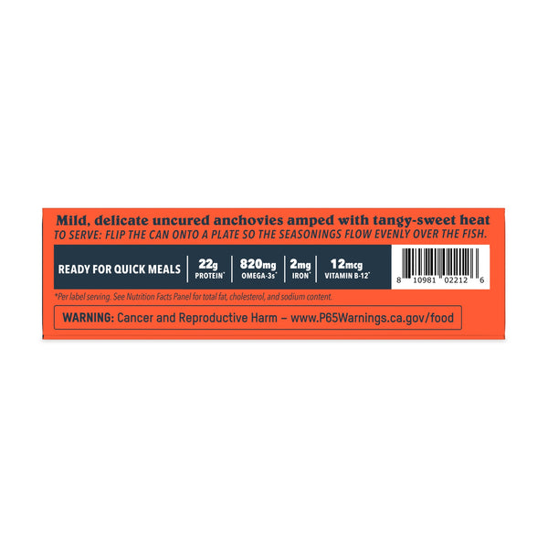Spicy Anchovies Tin Fish - Patagonia Provisions