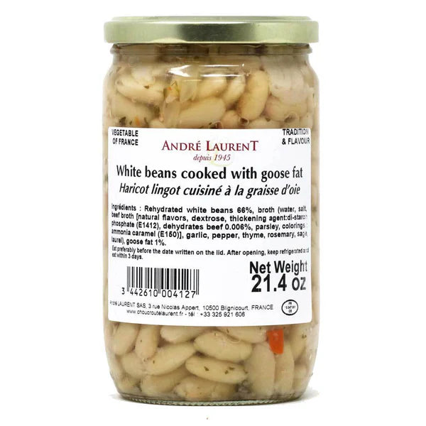 White Beans cooked in Goose Fat - Andre Laurent