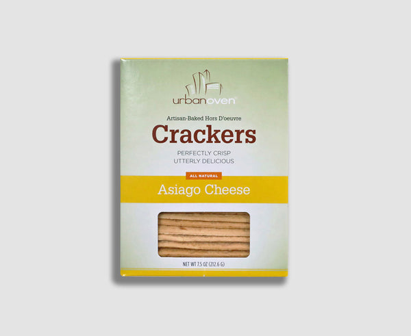 Asiago Cheese Crackers - Urban Oven