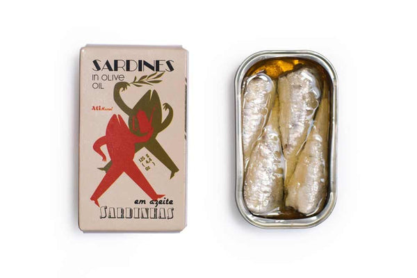 Sardines in Olive Oil 125g Tin Fish - Ati Manel