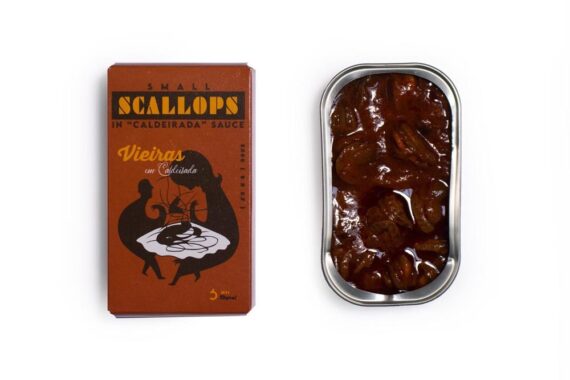 Small Scallops in Caldeirada Sauce 120g Tin Fish - Ati Manel