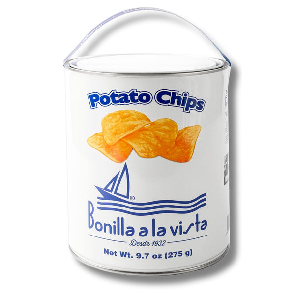 Potato Chips with Sea Salt Tin 275g - Bonilla A La Vista