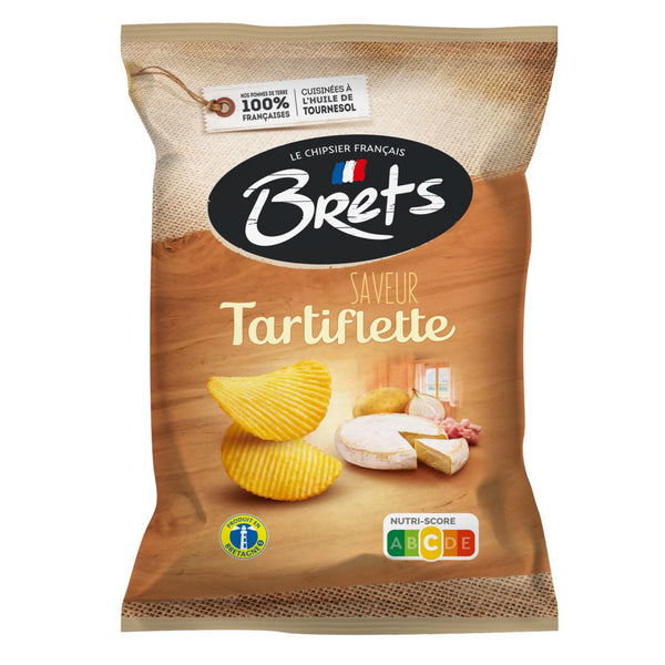 Tartiflette, gluten-free · 125gi - Brets Potato chips