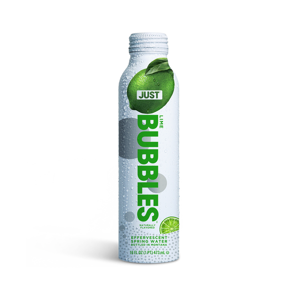 Lime Bubbles Water 16.9oz - Just Water