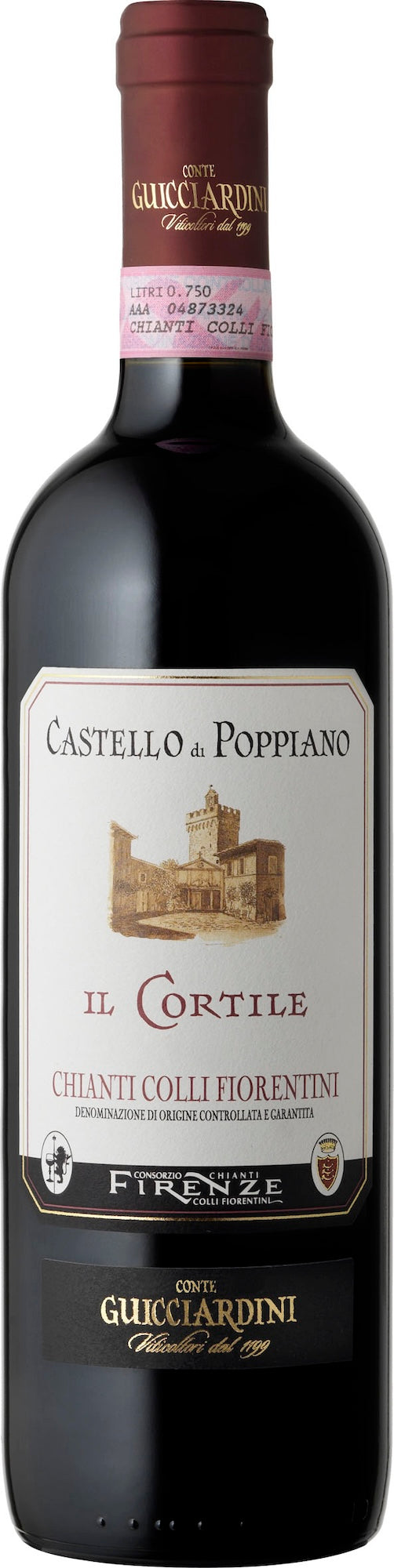 Conte Ferdinando Guicciardini Chianti Colli Fiorentini Castello di Poppiano Il Cortile 2021 (375ml)