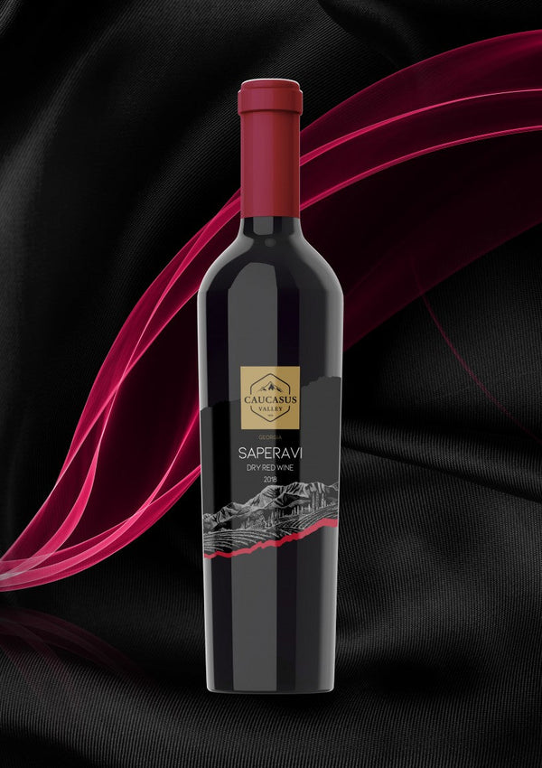 Baku Wine Saperavi Red Dry Wine Georgia 2020
