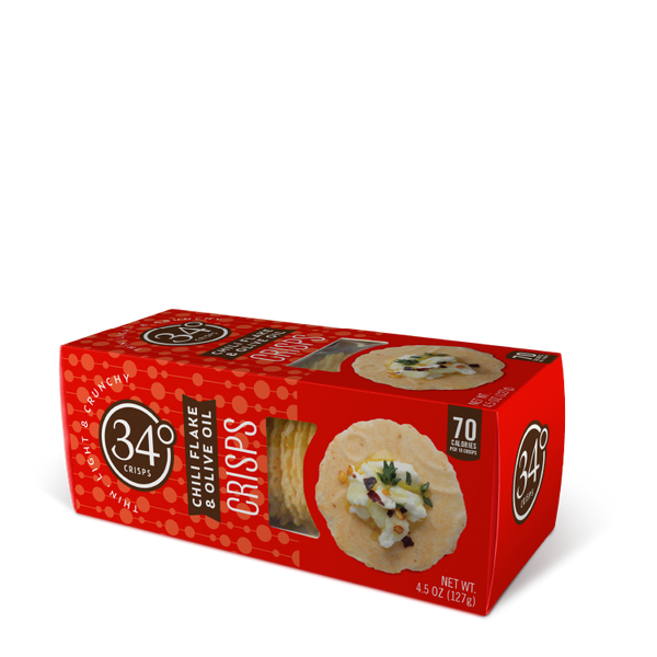 34 Degrees Crisps Chili Flake & Olive Oil