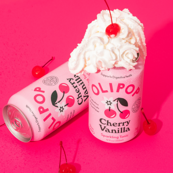 Cherry Vanilla Prebiotic Soda - Olipop