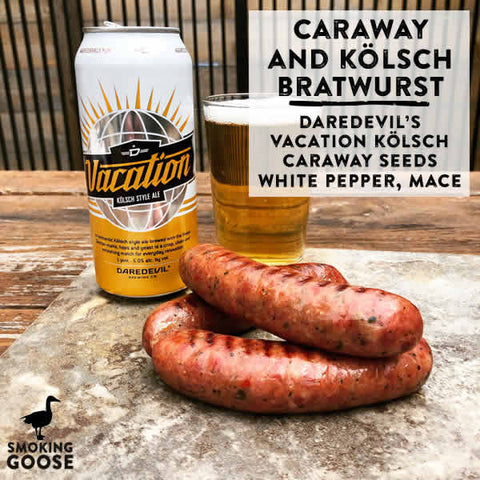 Caraway & Kolsch Brat Sausage - Smoking Goose Meatery