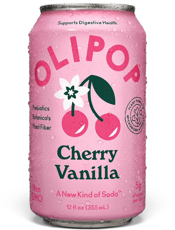 Cherry Vanilla Prebiotic Soda - Olipop