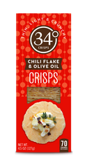 34 Degrees Crisps Chili Flake & Olive Oil