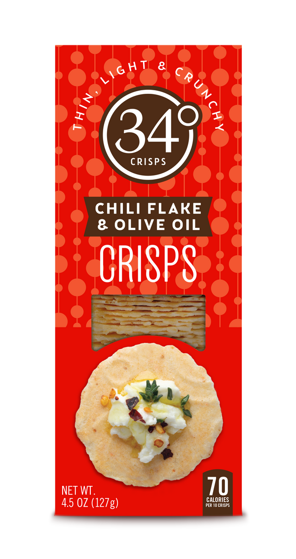 34 Degrees Crisps Chili Flake & Olive Oil
