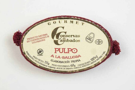 Octopus in Galician Sauce Tin Fish - Conservas de Cambados