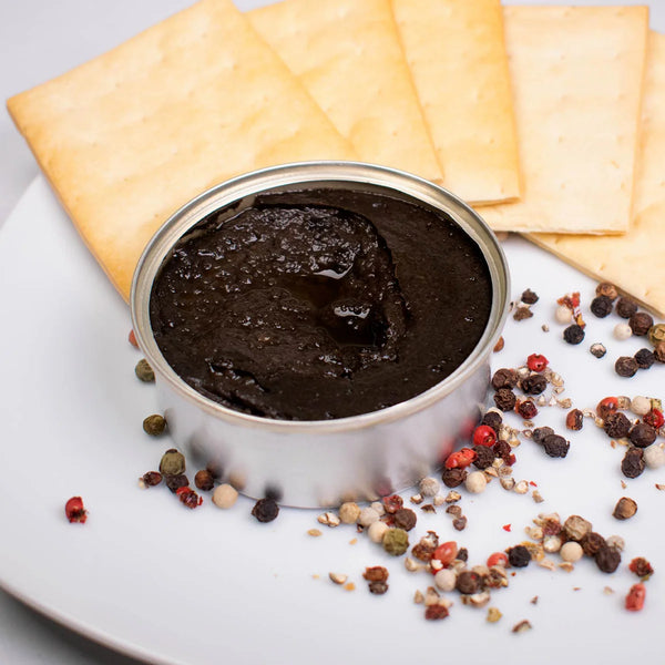 Cuttlefish in Ink w/ Shrimp Pate Tin Fish - Jose Gourmet