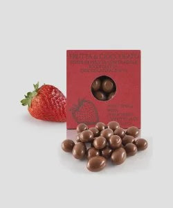Milk Chocolate Covered Strawberry Pearls - 