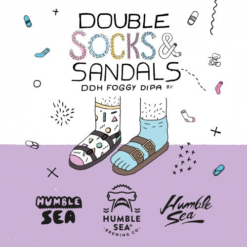 Humble Sea Double Socks & Sandles DIPA