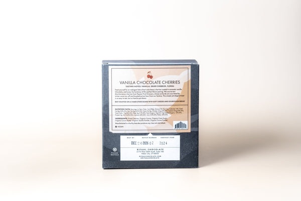 Ritual Vanilla Chocolate Cherries 6oz - Ritual Chocolate