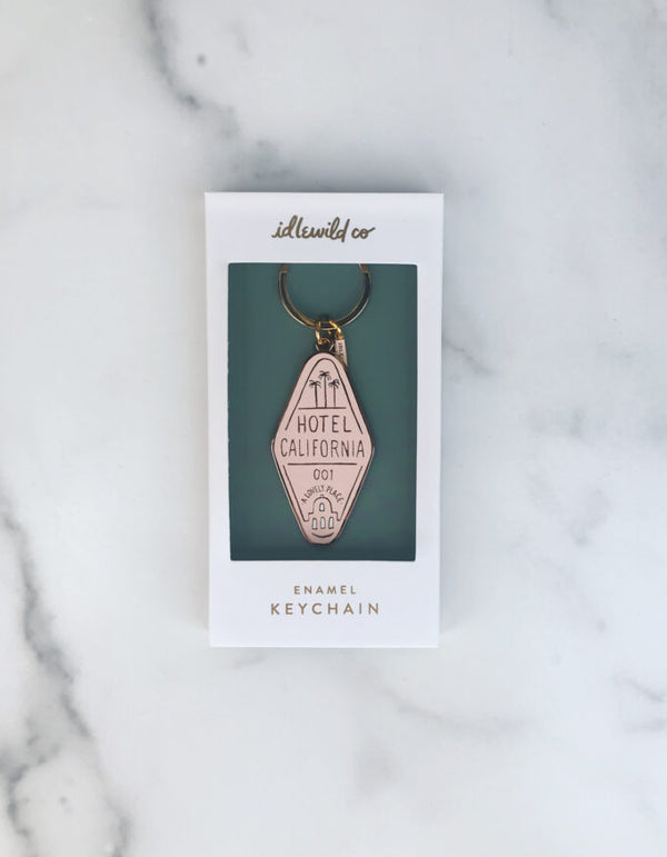 Hotel California Enamel Keychain - Idlewild Co.