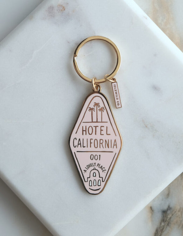 Hotel California Enamel Keychain - Idlewild Co.