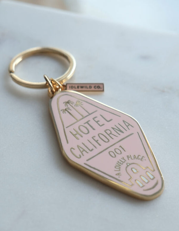 Hotel California Enamel Keychain - Idlewild Co.