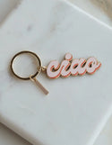Ciao! Enamel Keychain