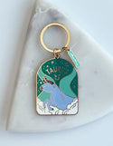 Taurus Zodiac Enamel Keychain