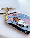 Sagittarius Zodiac Enamel Keychain - Idlewild Co.