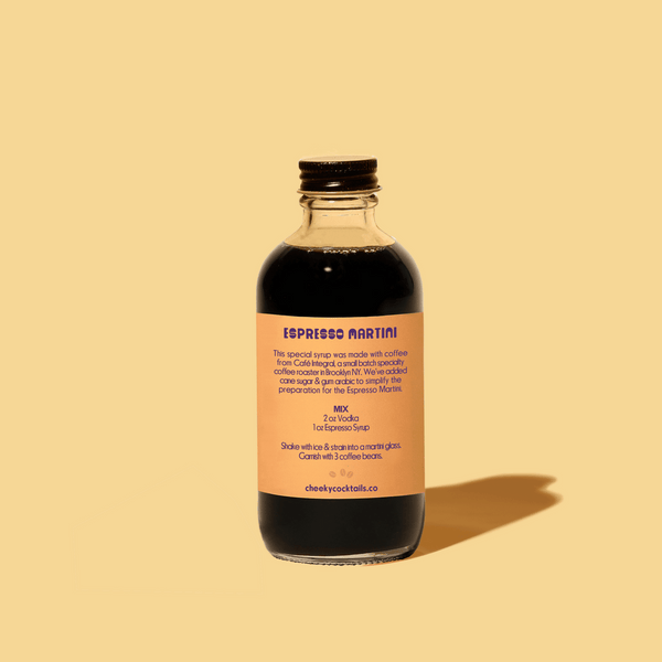 Espresso Syrup 4oz - Cheeky Cocktails