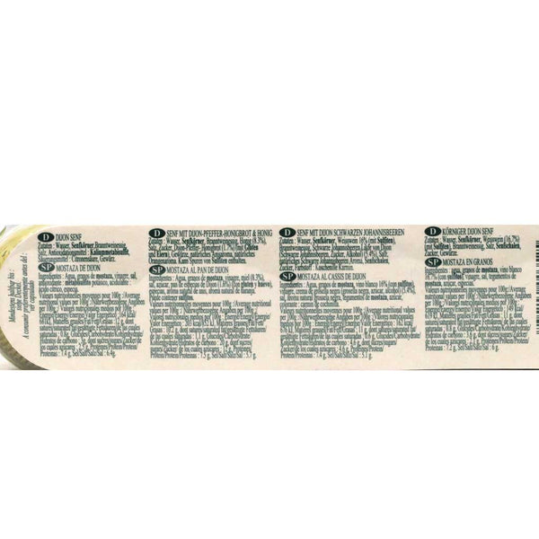 Edmond Fallot French Mustard Sampler Tray 4x1oz