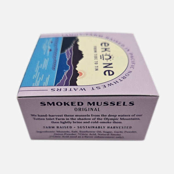 Smoked Mussels, 2.75oz - Ekone Oyster Co.