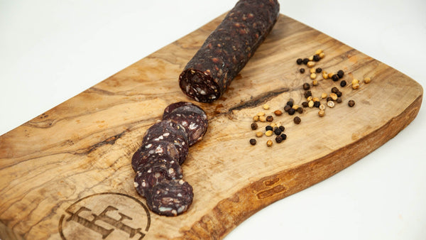 Elk Cacciatorini Salami 5OZ - Fossil Farms