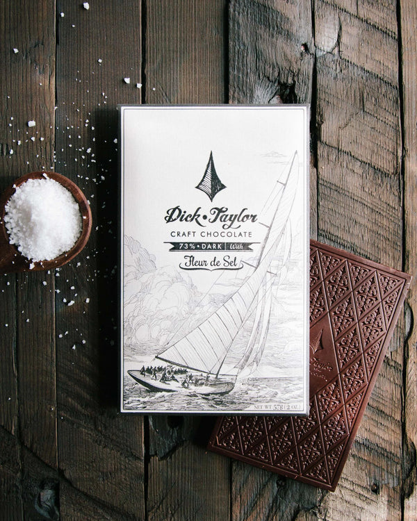 Fleur de Sel Chocolate Bar - Dick Taylor Chocolates