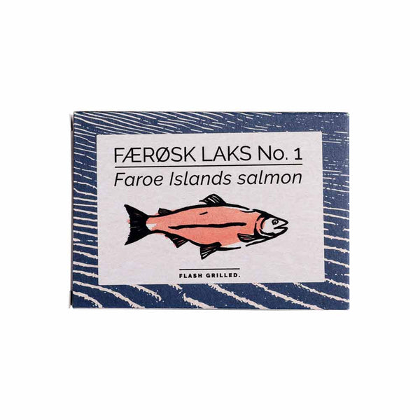 Faroe Islands Salmon Flash Grilled in Cold Pressed - Fangst Tin Fish