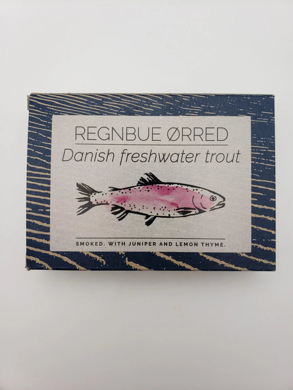 Smoked Freshwater Trout w/Juniper & Lemon Thyme - Fangst Tin Fish