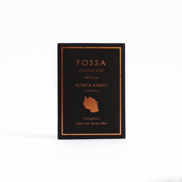 Kokoa Kamili, Tanzania 100% 50g - Fossa Chocolates
