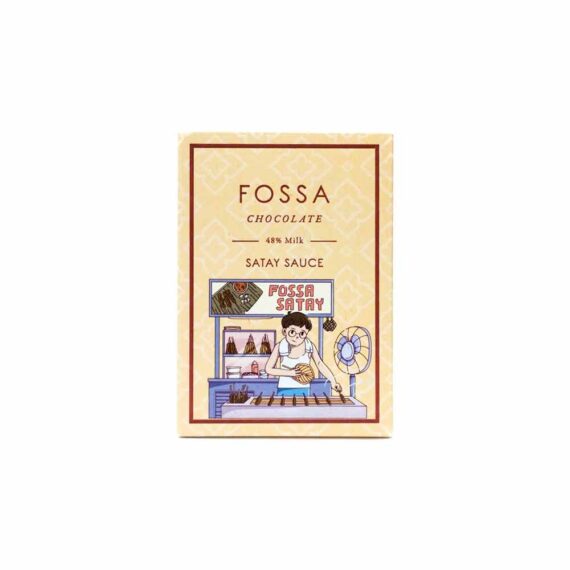Fossa Satay Sauce Milk Chocolate 50g - Fossa Chocolate