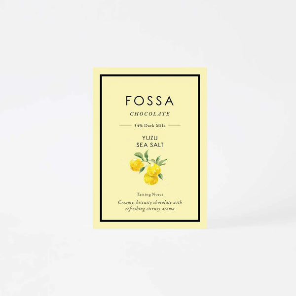 Fossa Yuzu Sea Salt 50g - Fossa Chocolate