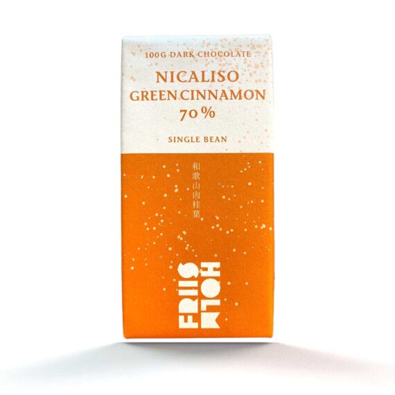Nicaliso, Japanese Green Leaf Cinnamon 70% - Friis Holm Chocolate