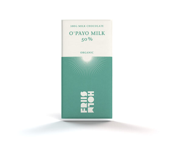 O'Payo Milk 50%, 100g - Friis Holm Chocolate