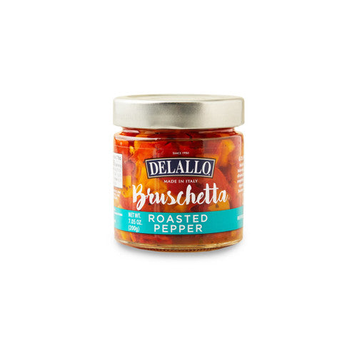 Roasted Pepper Bruschetta 7.05oz - Delallo